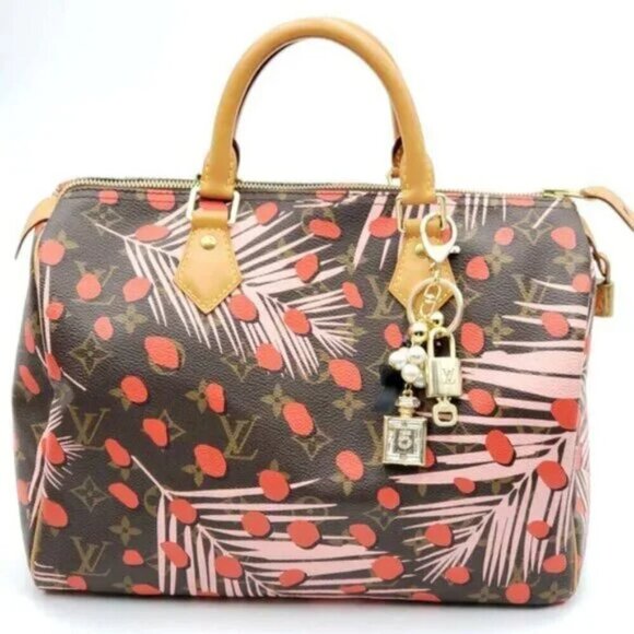 100% Auth Louis Vuitton Lock & Key with unbranded Bagcharm, Keycharm, Keychain - Picture 8 of 10